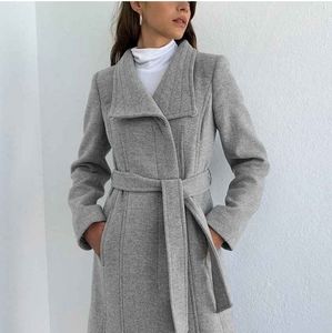 Aritzia Babaton Conner Wrap Coat wool